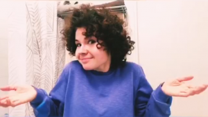 Афро с помощью подручных средств