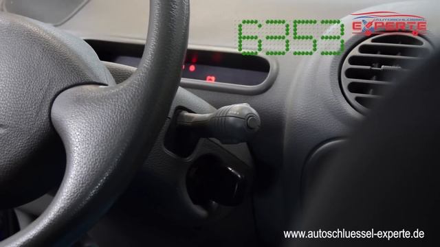 Renault Twingo Wegfahrsperrencode berechnen Notfallcode eingeben Wegfahrsperre deaktivieren смотреть онлайн