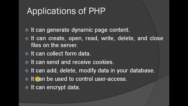 Introduction of PHP - Web Programming Using PHP | HTML смотреть онлайн