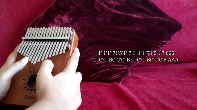 Pehla Nasha - Bollywood Song - Kalimba Cover with Easy Tabs