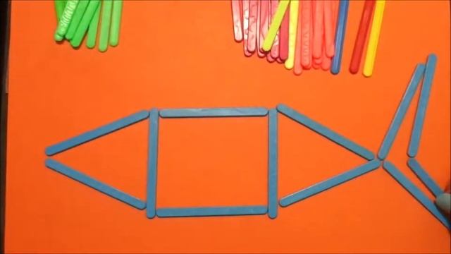 Фигуры из счётных палочек. Создаём своими руками. смотреть онлайн