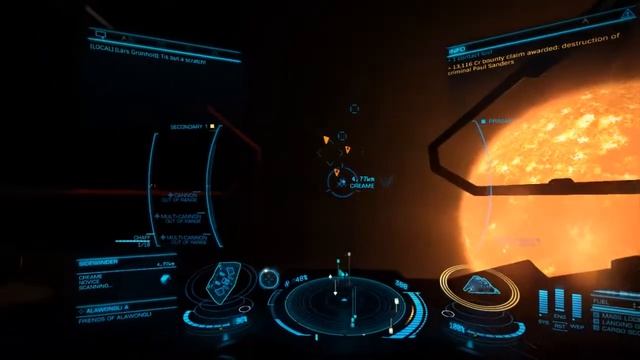 Elite Dangerous - Hunting some Pirate to clear out a nav point смотреть онлайн