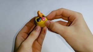 Как слепить аниматроника Той Чику Фнаф из пластилина