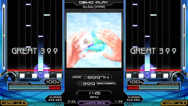 【BMS】悠然 [trance] Sky Ride (720p@60)