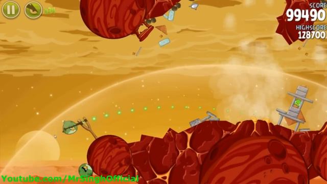 Angry Birds Space Red Planet Level 5-16 3Stars Walkthrough Highscore Angry Birds Red Planet 5-16 смотреть онлайн