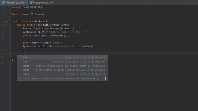 JAVA Exercise 04 : Inch to meter in java | смотреть онлайн
