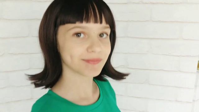 Парик боб-каре с челкой каштановый смотреть онлайн