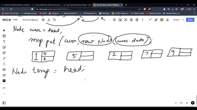 Clone a Linked List with random pointers | CPP | Python | Java | Leetcode | GFG | DSA | Hindi | SDE смотреть онлайн