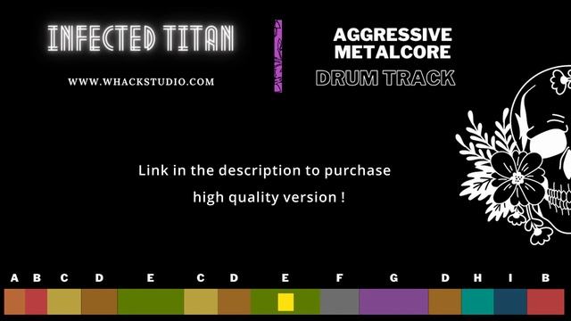 Aggressive Metalcore Drum Track to make you headbang смотреть онлайн