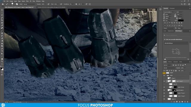 SPEED ART PHOTOMONTAGE PHOTOSHOP | Sci-fi concept art Photoshop | AFTER WAR смотреть онлайн