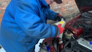 Замена антифриза и термостата на Hyundai Accent (ТАГАЗ)
