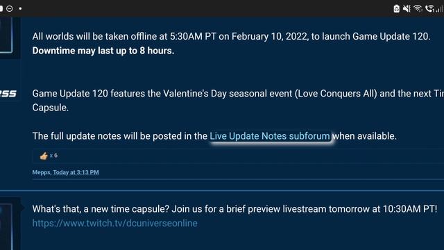 DCUO Game Update 120, NEW TC & VALENTINE EVENT! ? смотреть онлайн