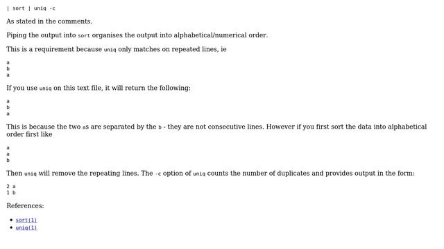 Unix & Linux: Sort and count number of occurrence of lines (3 Solutions!!) смотреть онлайн