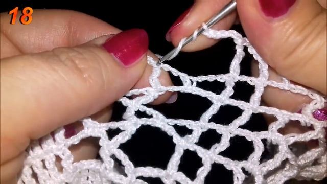 Овальная салфетка крючком "Розы для Наоми"Часть 4 смотреть онлайн