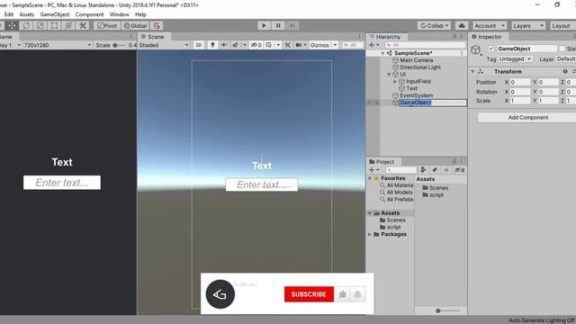 How to Display Text from InputField and Save User name in Unity смотреть онлайн