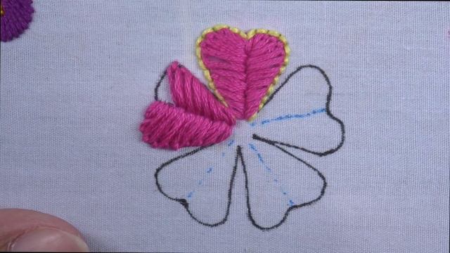 10 easy flower embroidery in one video, exclusive hand embroidery flowers смотреть онлайн