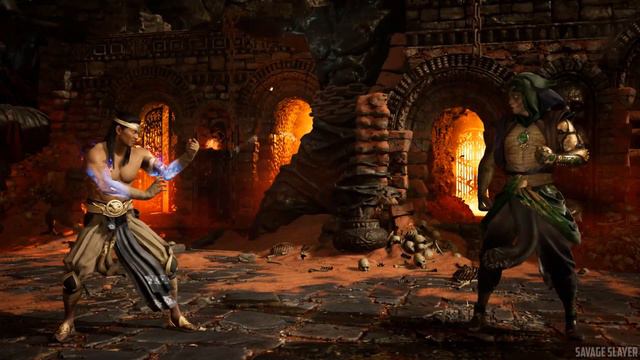 Mortal Kombat 1 Kitana Kills Takeda & Cassie Cage Scene смотреть онлайн