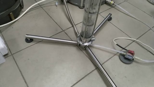 Как колонну для ректификации ставить не на куб, а на пол рядом с кубом ! смотреть онлайн