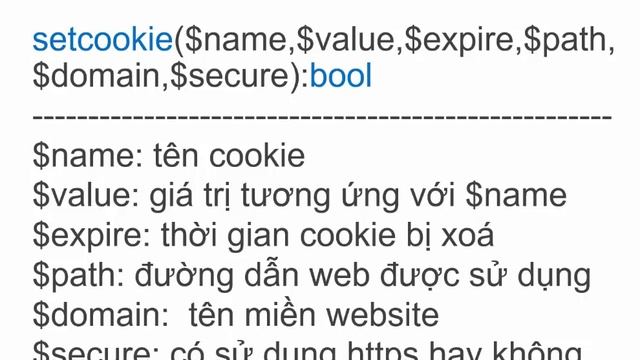 [PHP] Lý thuyết về Cookie смотреть онлайн