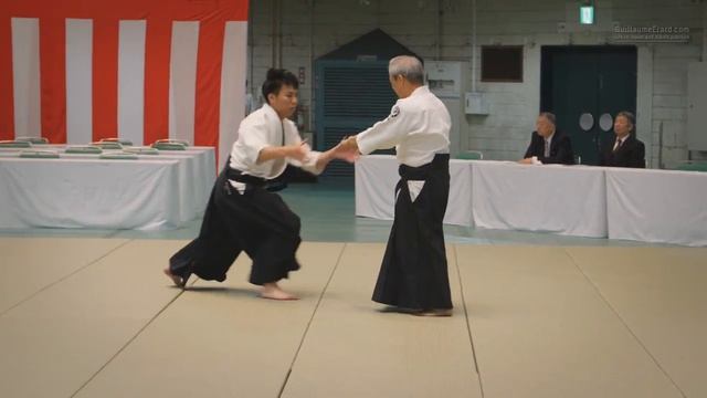 55-я Всеяпонская демонстрация айкидо (2017). Кацутоси Сиракава