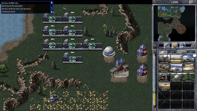 Command & Conquer Red Alert Remastered - Allied Mission 5A - TANYA'S TALE NORTH (Hard)