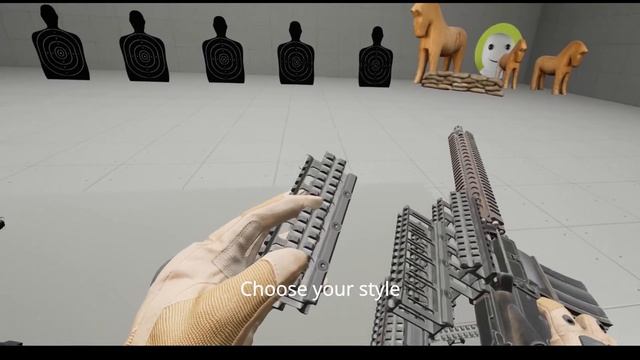 [ Gun World VR ] - First look at attachments progress смотреть онлайн