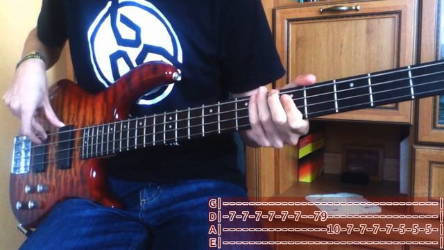 FOALS - CASSIUS (Bass Cover with TABS!) смотреть онлайн