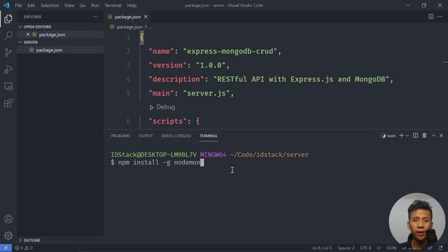 Membuat REST API dengan Express dan MongoDB - 01 Persiapan Project Express dan Membuat API Endpoint смотреть онлайн