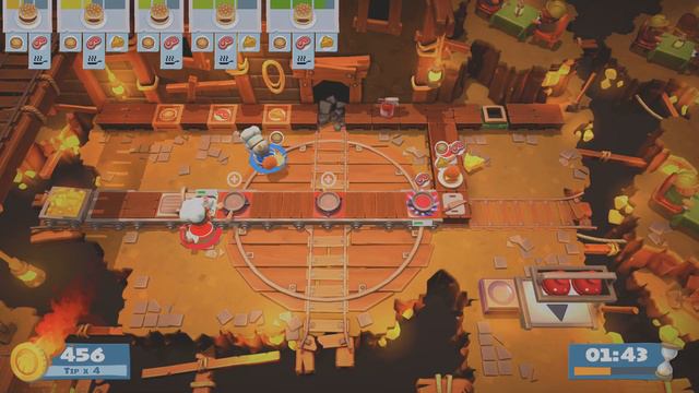 Overcooked 2 (Ps5) [4K 60FPS HDR] 2PLAYER ด่าน (2-3)-(3-2) смотреть онлайн