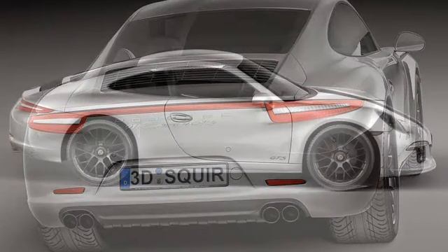 3D Model Porsche 911 Carrera GTS Coupe 2016 at 3DExport.com смотреть онлайн