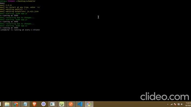 CREATING CRON JOB IN NODE JS смотреть онлайн
