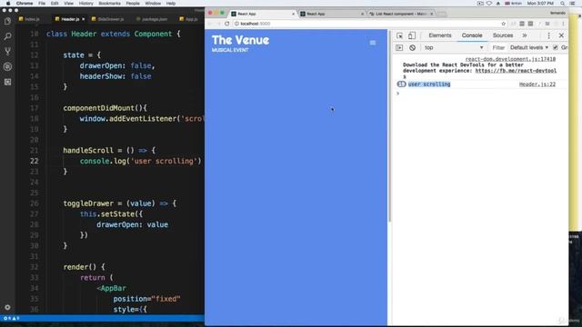 Learn React with Project Building || Project one Finishing Header смотреть онлайн