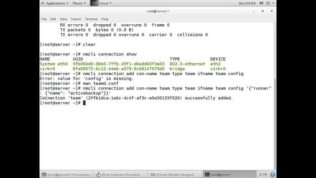 How To Configure Network Teaming In Centos 7 , Redhat 7 (Active Backup)