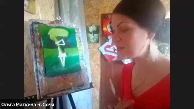 Рисование "Я люблю и любима, я, Богата и щедра" смотреть онлайн