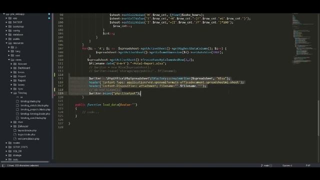 PhpSpreadsheet Created are corrupted spreadsheets | corrupted Excel file | PHP | Laravel 7 solution смотреть онлайн
