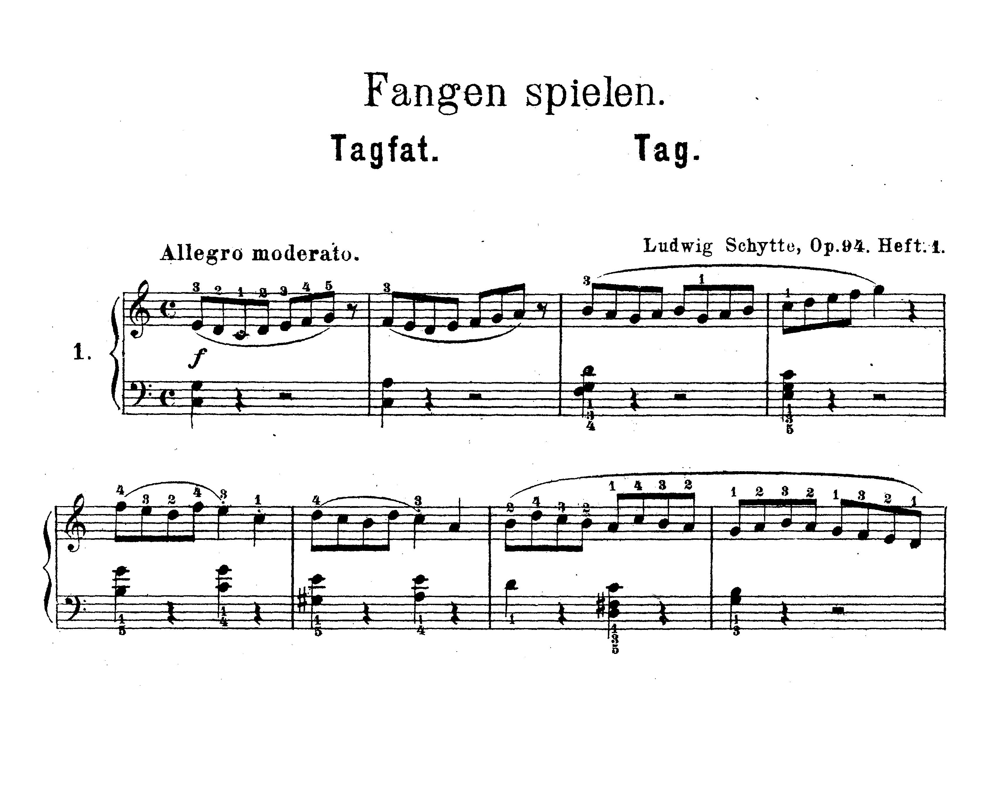 Шитте Л. "Игра в догонялки", ор. 94/1 смотреть онлайн