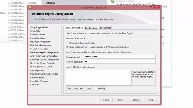 MS SQL Server 2012 Installation смотреть онлайн