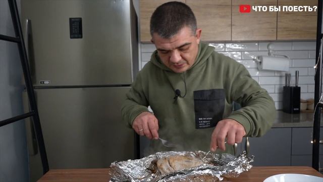 Добавьте копченую свиную грудинку в филе индейки, вы будете поражены результатом! #рецепт #вдуховке