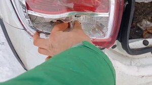 Как заменить задний фонарь рено логан 2