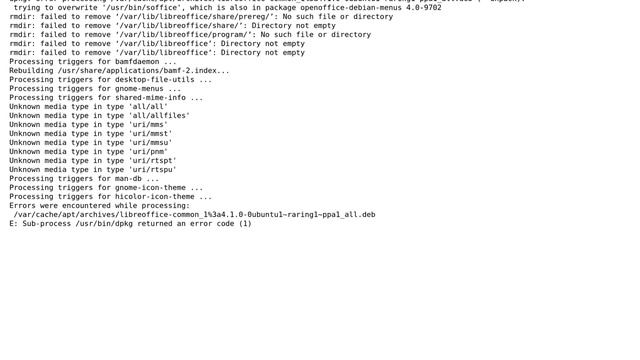 Ubuntu: python-uno : Depends: libreoffice-core (= 1:4.0.2-0ubuntu1) (2 Solutions!!) смотреть онлайн