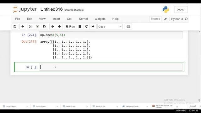 Class 57 ( 8.30 pm batch ) python numpy and pandas part1 смотреть онлайн