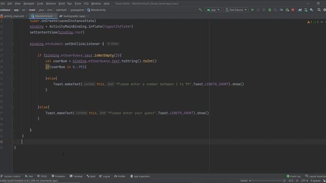 #2 Guess number game android studio kotlin (Arabic) смотреть онлайн