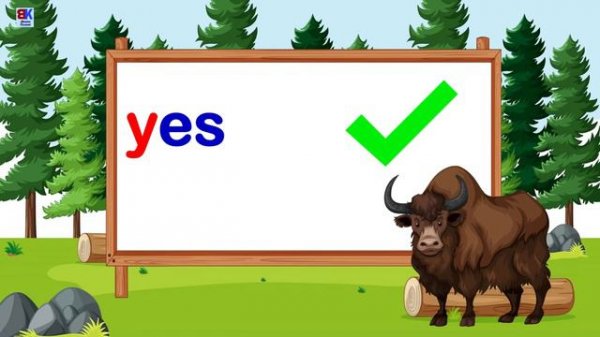 Words starting with y | y words | y sound words | Phonics for beginners