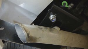 Установка фаркопа Leader M115 на  MITSUBISHI PAJERO SPORT 3