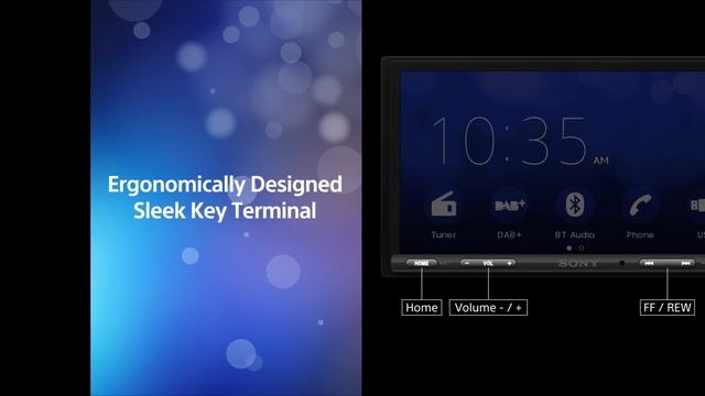 Sony XAV-AX3005DB Apple CarPlay & Android Auto™ DAB Receiver смотреть онлайн