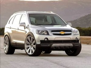 Chevrolet captiva - задний спойлер