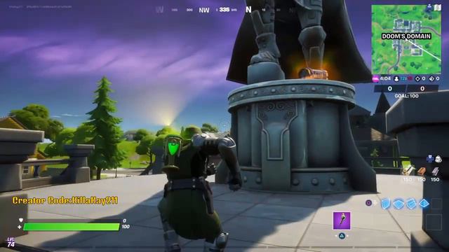 Visit A GIANT THRONE as Doctor Doom - Fortnite - All Doctor Doom Awakening Challenges смотреть онлайн