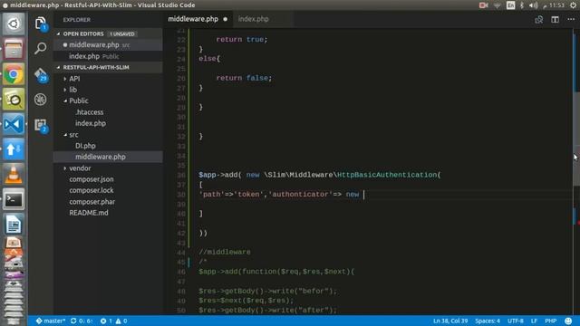 Basic Authorization #24 كورس تطوير خدمات الويب و API في لغة Restful API With Slim -PHP | смотреть онлайн