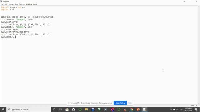 Tutorial 3- Drawing Functions in OpenCV - cv2.line() and cv2.rectangle() смотреть онлайн