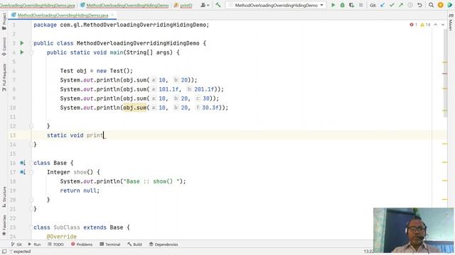 Java Interview Method Overloading (compile-time) Overriding (runtime) Polymorphism & Method Hiding смотреть онлайн